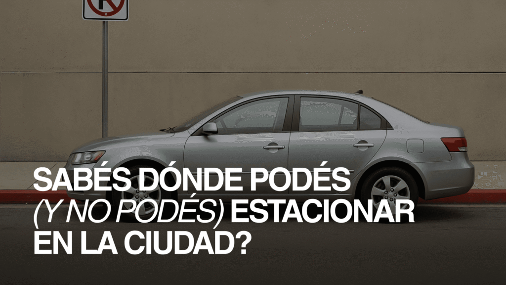 Auto mal estacionado en Buenos Aires
