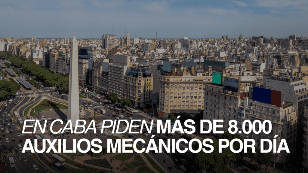 Tráfico en el Obelisco de Buenos Aires