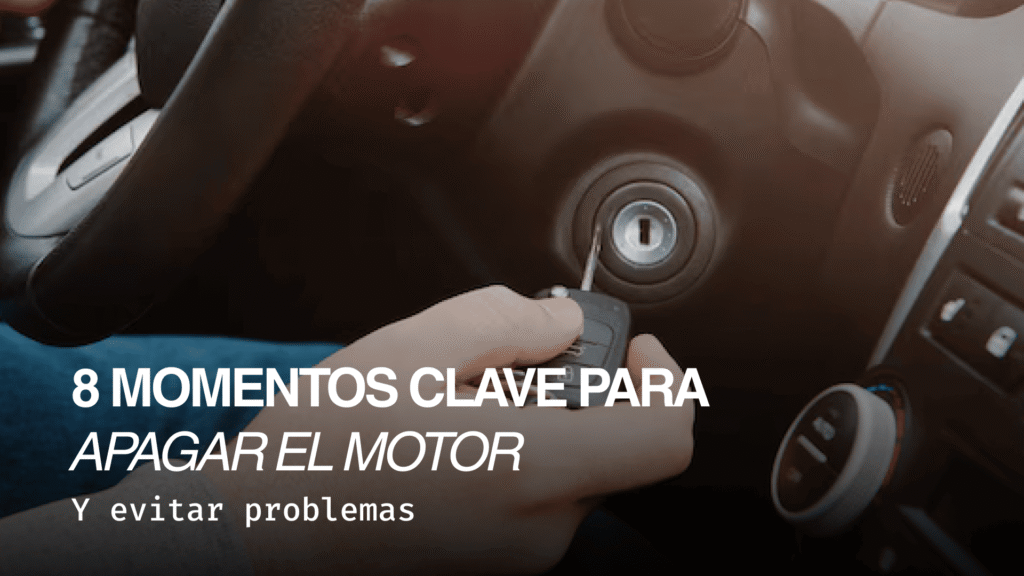 Neumático de auto con presión baja detenido en la ruta